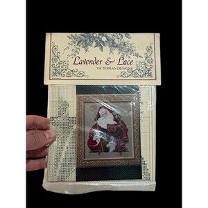 Lavender & Lace Santa Of The Forest Cross Stitch Chart L&L21 New 1993 Christmas